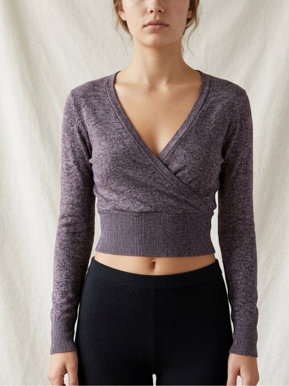 Forever 21 Shimmer Wrap Top – Size XL | Laid-Back Luxe | Pink & Black |